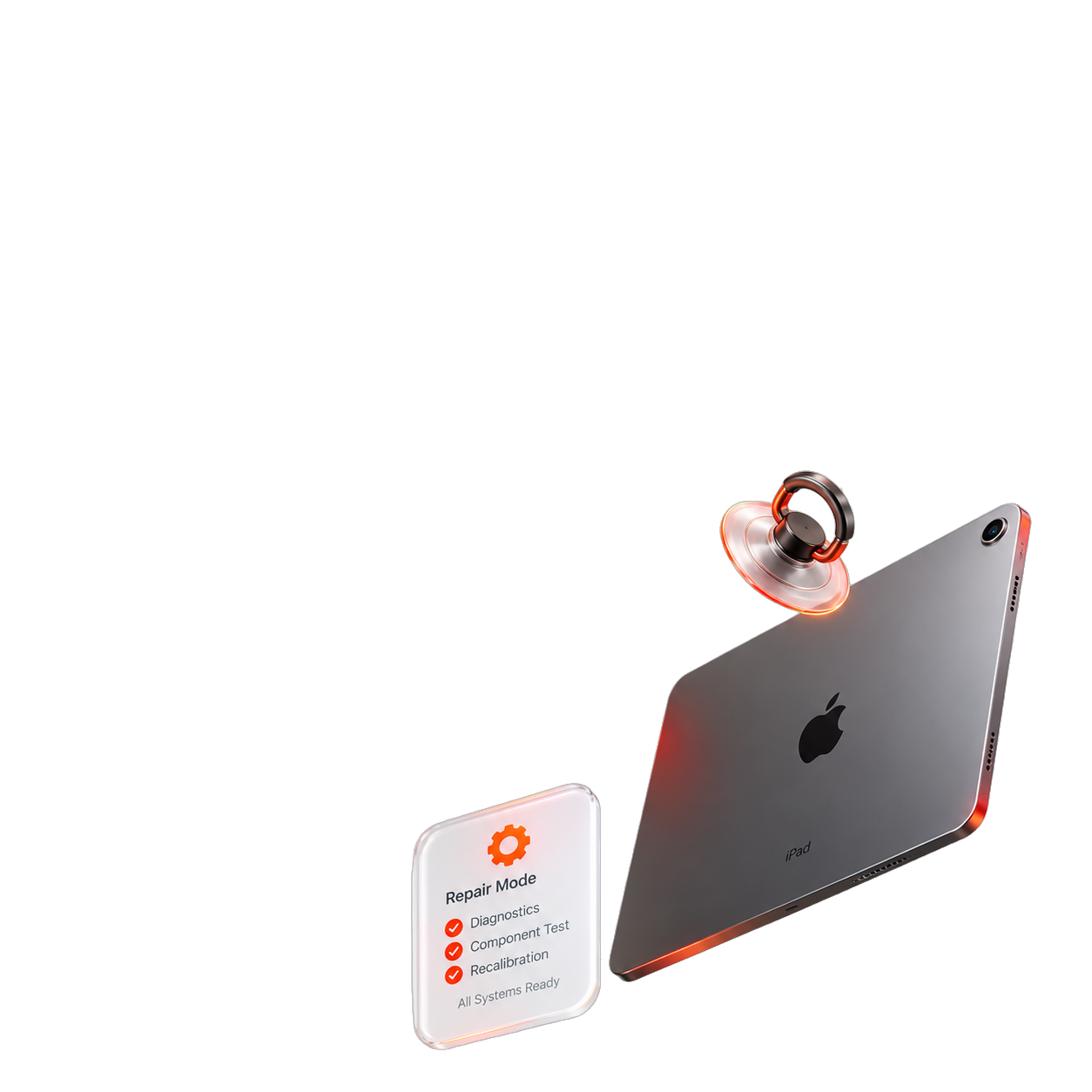 MacBook with internal components exposed