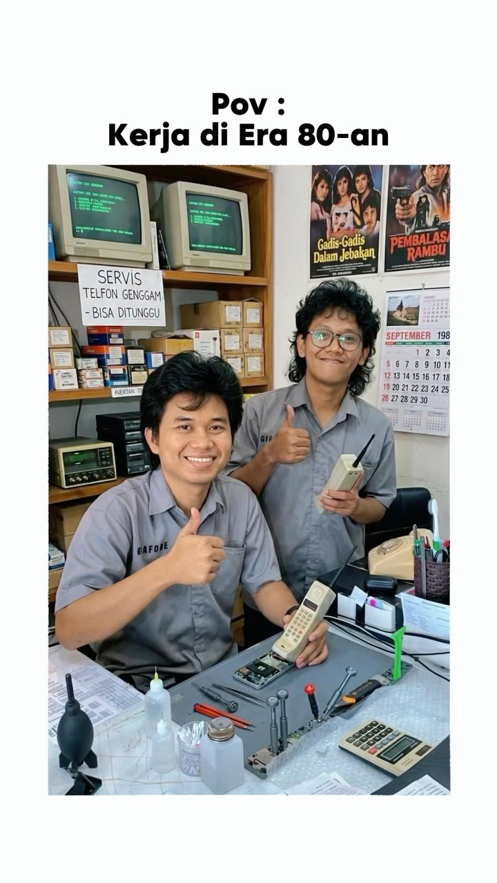 POV: Working in the 80s as Phone Techs